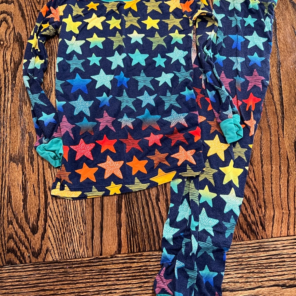 Little Sleepies Star Kids Pajamas Size 5/6